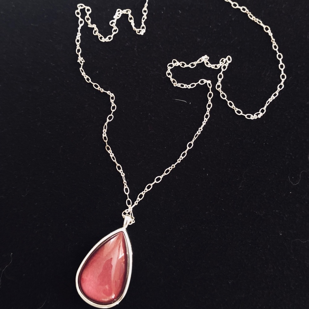 Dazzling Teardrop Pendant Necklace